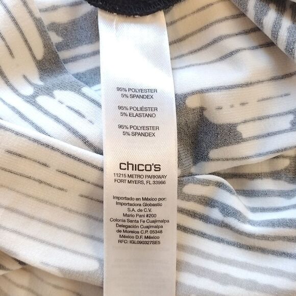 Chico's Women's Size 0 (US 4) Black & White Polka Dot Sleeveless Maxi Dress NWOT - Picture 10 of 13